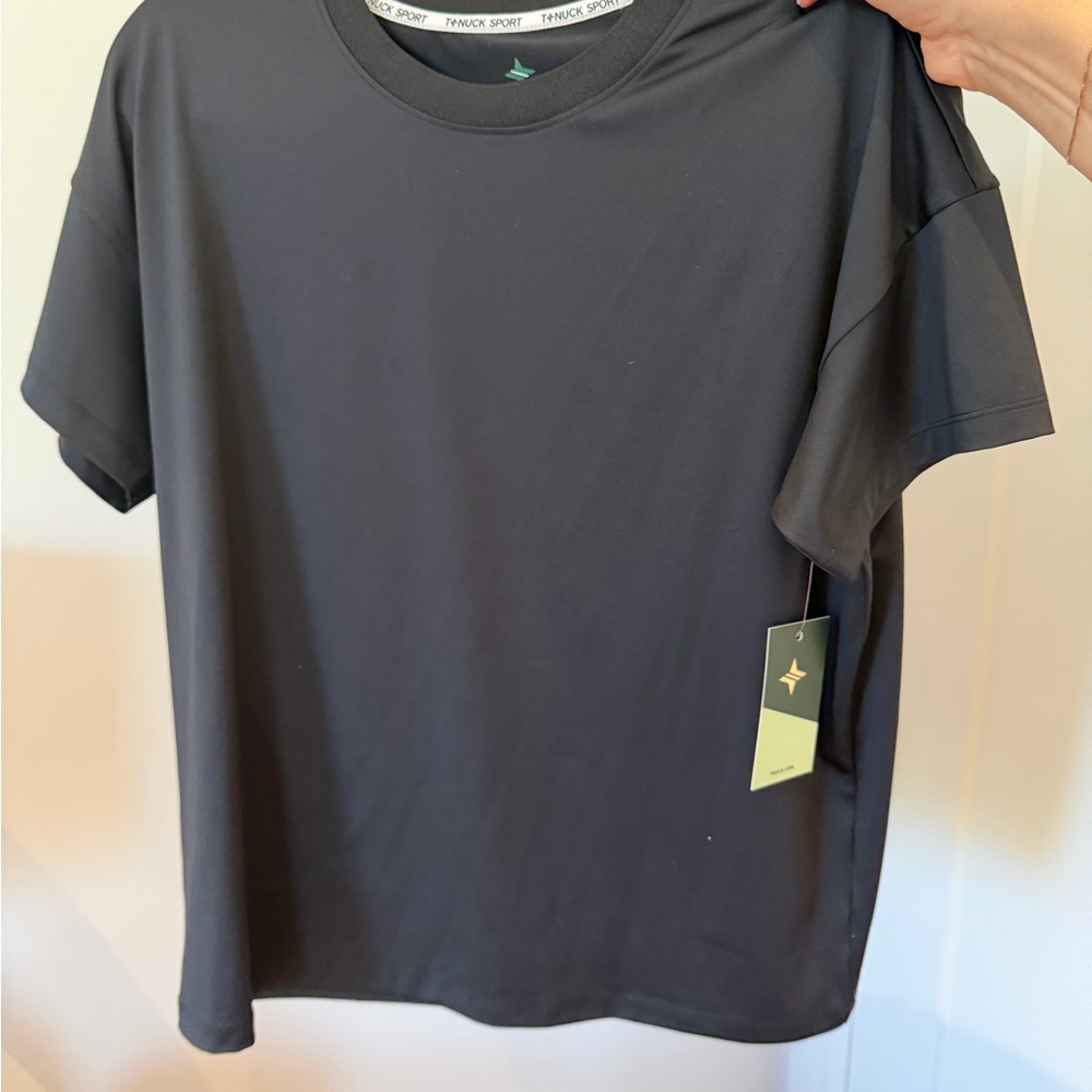 Tuckernuck Black Crew Athletic Tee